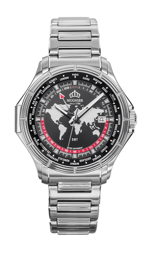 Mugnier watch offers dual timekeeping