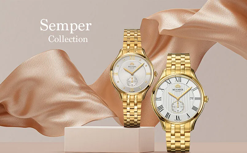 Mugnier Semper Gold-plated watch