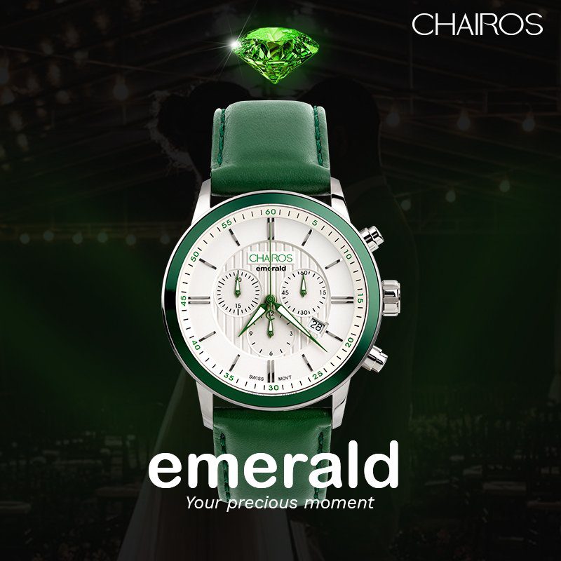 CHAIROS Emerald Fashion watch
