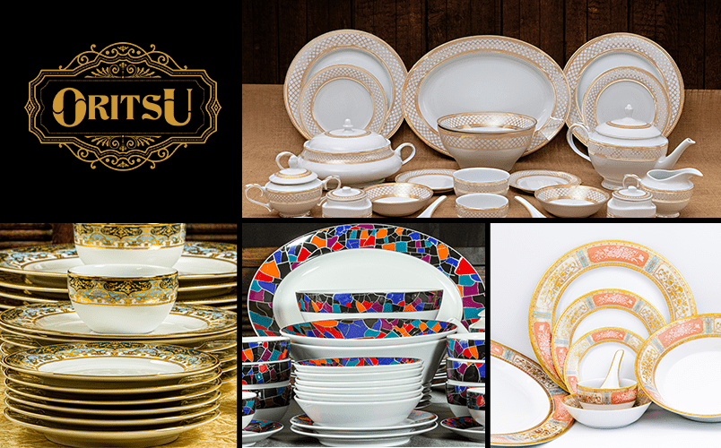 ORITSU dinner set is available for online purchace