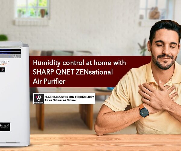 The room Air Purifier is from QNET and SHARP