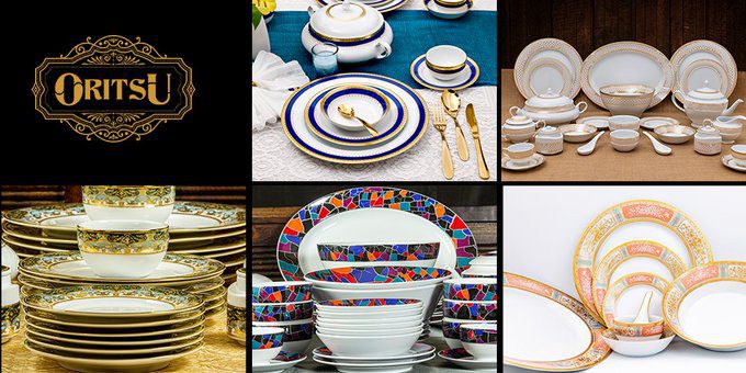 ORITSU Premium Porcelain Dinner Sets/ dinner set for marriage